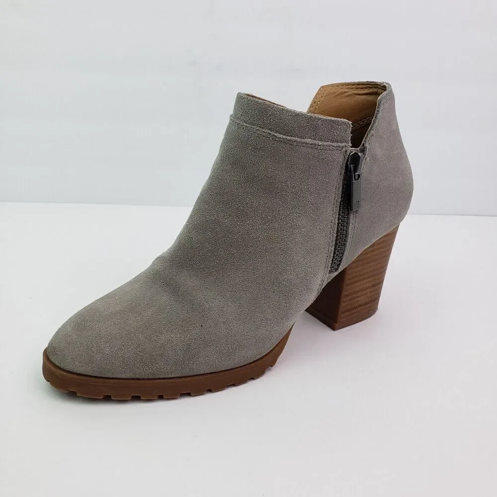 Lucky Brand Noryn Womens Size 7.5 Gray Suede Leather 3